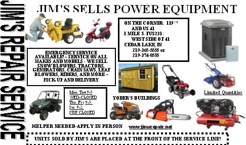 Image 6 of recent Ad for Jim's Repair Service